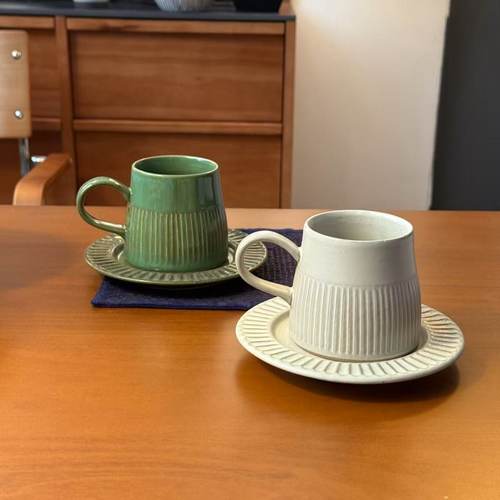 《蔓心》竖纹下午茶杯 凉水杯