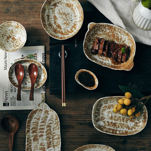 日本粗陶手工装菜巨好看玩物志