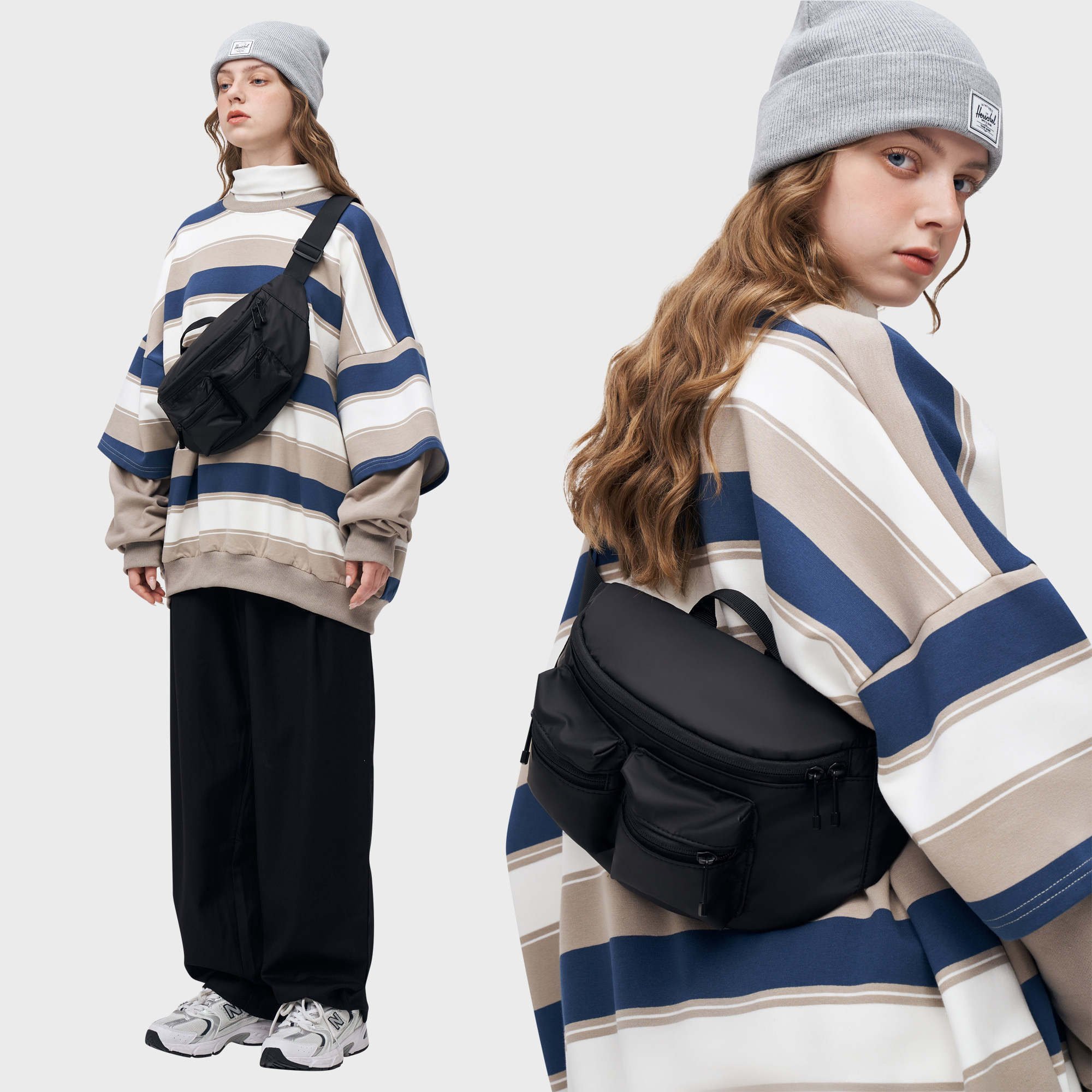 胸包女潮牌日系斜挎包ins百搭腰包夏季运动小包男士大容量单肩包,箱包皮具/热销女包/男包,胸包,淘宝优惠券,粉丝福利购,淘宝优惠卷