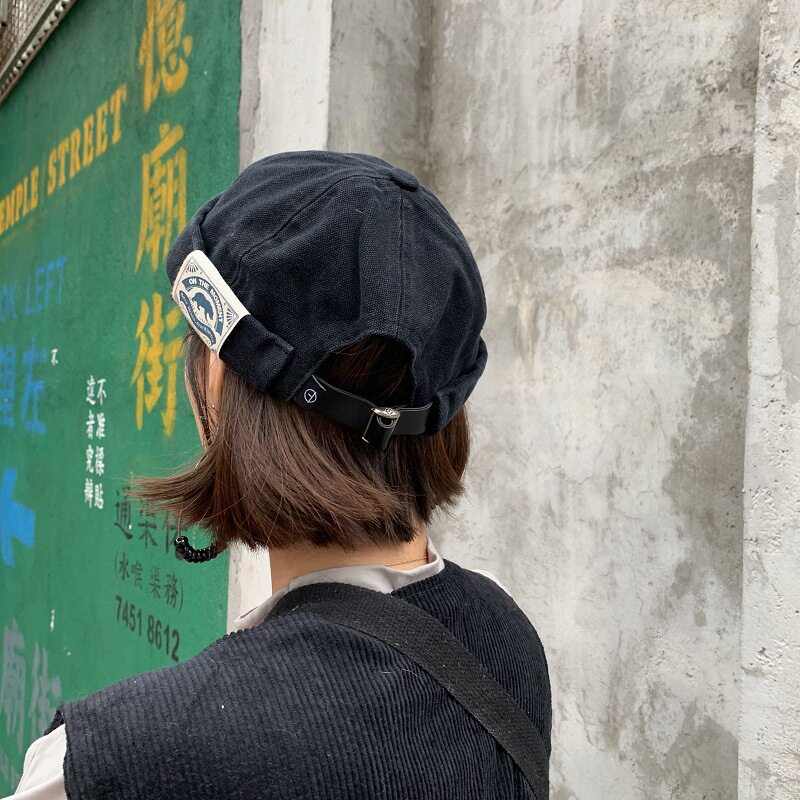 休闲瓜皮帽男女贝雷帽百搭春夏