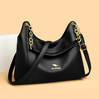 香港正品女包2025新款奢侈品真皮百搭大容量托特包斜挎包购物袋软