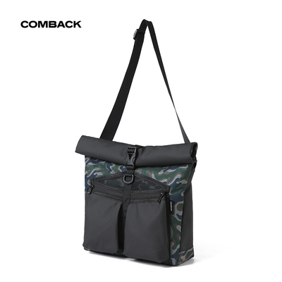 COMBACK迷彩印花斜挎包