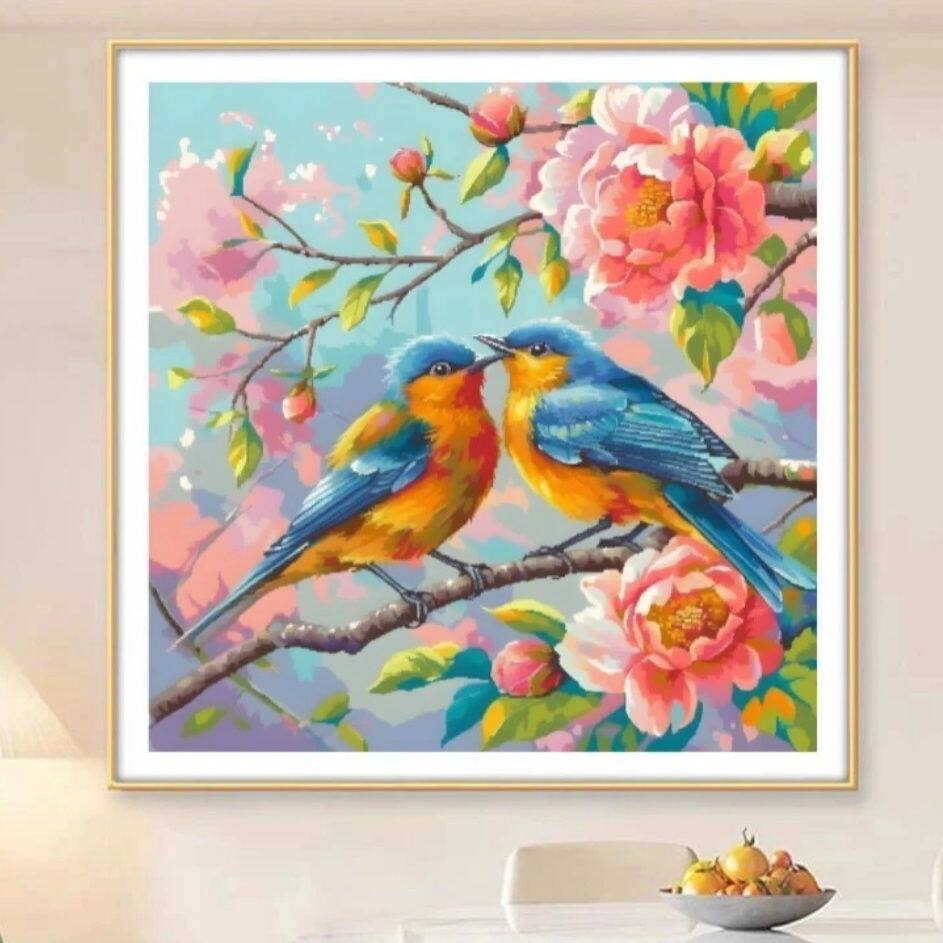 举案齐眉十字绣新款线绣客厅卧室中式现代高级感满绣45色