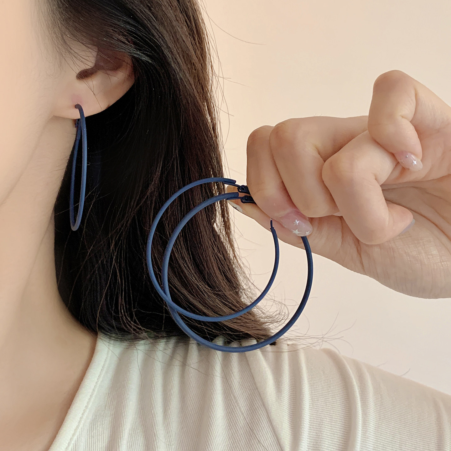 复古大圆圈耳环大圆圈耳钉气质百搭个性潮人耳饰显脸瘦无耳洞耳夹,饰品/流行首饰/时尚饰品新,耳环,淘宝优惠券,粉丝福利购,淘宝优惠卷