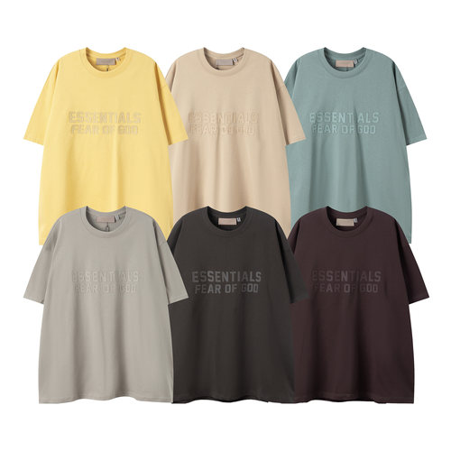 FOG ESSENTIALS新款26ss美式潮牌简约字母纯棉宽松圆领短袖T恤衫