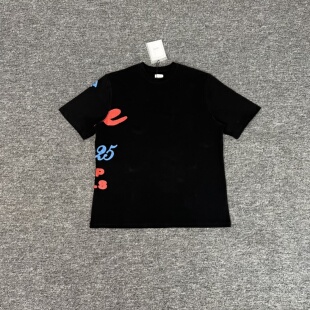 上衣T恤衫 Arte满印涂鸦字母美式 INS潮牌高街休闲宽松情侣纯棉短袖