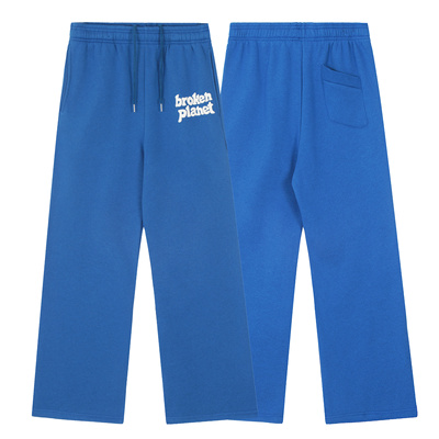 BROKEN PLANET美式百搭加绒休闲裤发泡印花潮牌嘻哈高街直筒长裤