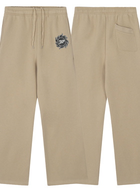 小众BROKEN PLANET美式字母发泡印花直筒长裤潮牌嘻哈高街休闲裤