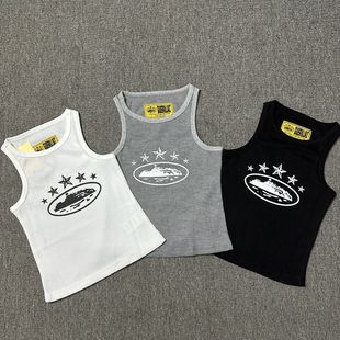 恶魔岛Corteiz五星印花背心美式潮牌高街潮牌夏季女打底无袖汗衫