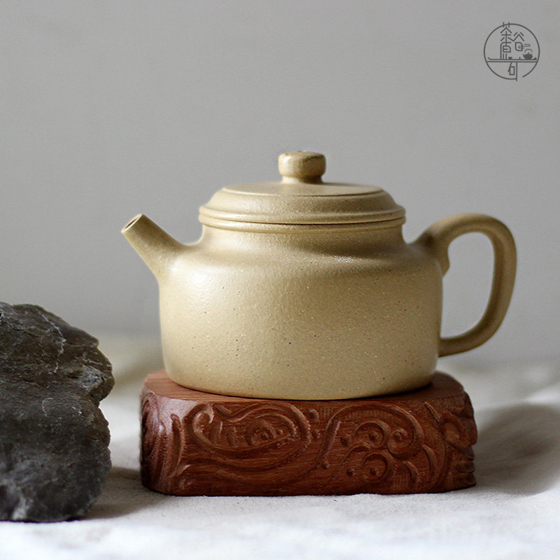 本山绿泥紫砂壶 德钟壶 四号井绿泥茶壶 手工泥 0添加化工 230ml