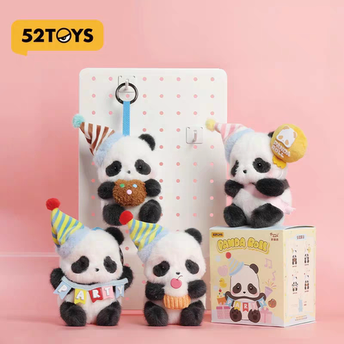 52TOYS Panda Roll胖哒幼派对系列毛绒盲盒手办潮玩玩具公仔熊猫