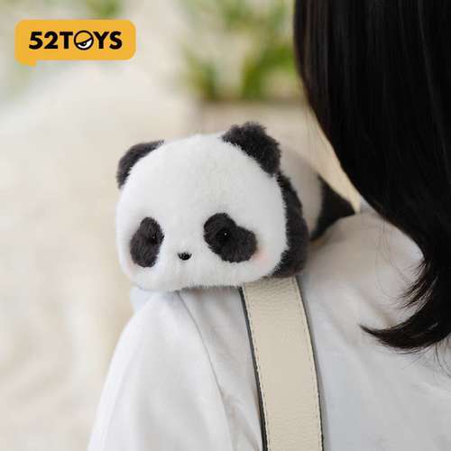 52TOYS PandaRoll苹果头毛绒玩偶熊猫肩宠周边潮玩礼物公仔玩具