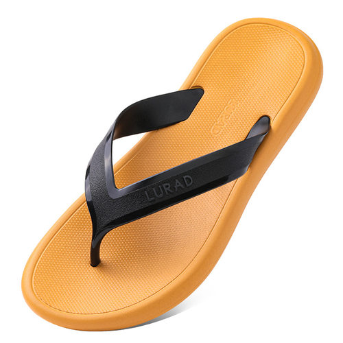 路拉迪QQ弹人字拖男夏防滑户外穿橡胶夹脚时尚凉拖鞋夹拖沙滩潮鞋