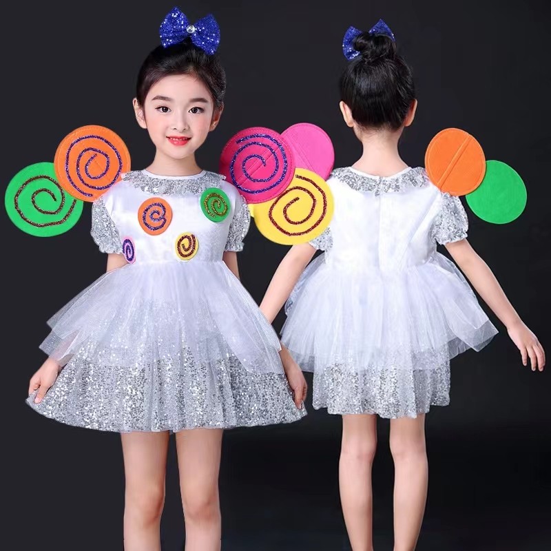 六一儿童演出服蓬蓬纱裙幼儿园