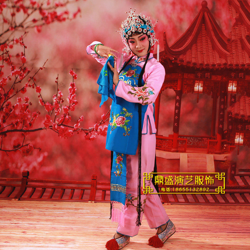 包邮戏剧戏曲小姐服装花r旦戏服戏装丫鬟服 小旦衣 袄裙裤 小衣包