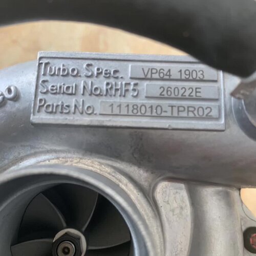 庆铃皮卡RHF5 1118010-44 TPR02增压器 机 8971397243 8971195672