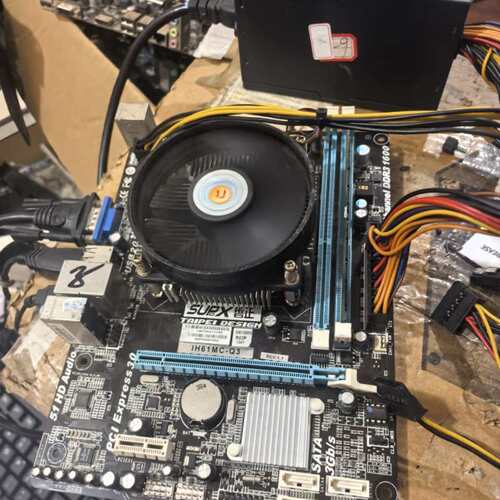 议价英特尔i5 3470四核CPU加主板H61主板加散热器和挡板（维修）