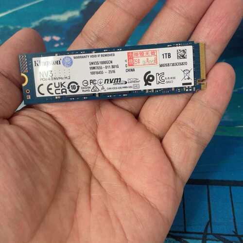 议价成色还可以 金士顿SNV3S 1TB NVMe固态硬盘，PC（维修）