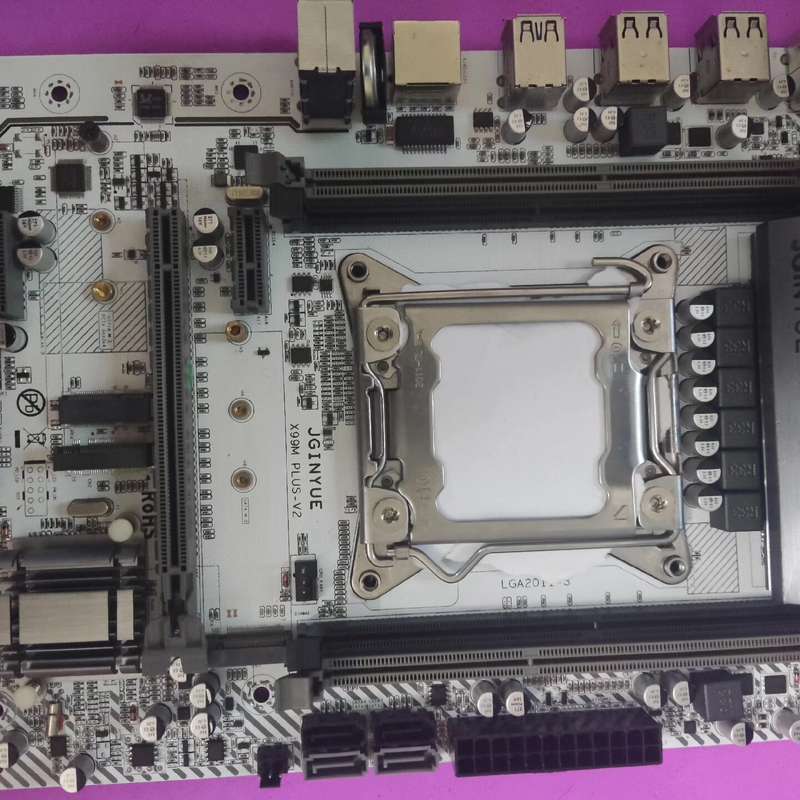 议价精粤X99M-PLUS-V2主板，可上D3，D4内存，功能测（维修）图片