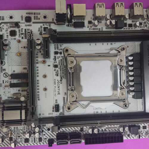议价精粤X99M-PLUS-V2主板，可上D3，D4内存，功能测（维修）