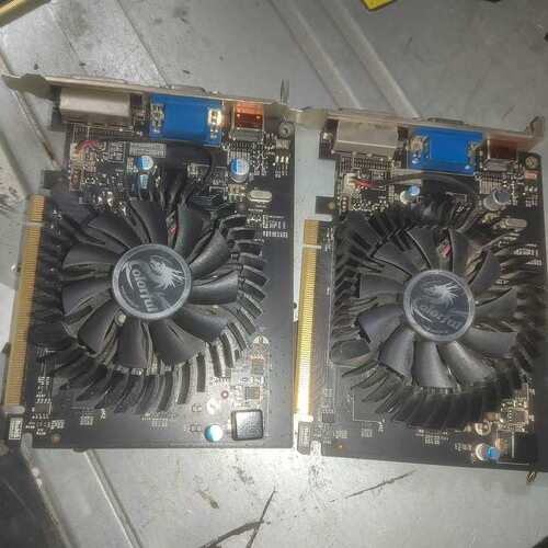 议价七彩虹gt730k 2g d5 黄金版（维修）