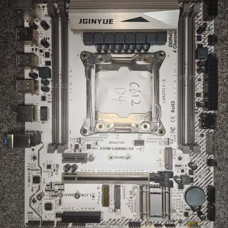 议价精粤X99M GAMING D4主板，上4代内存，C612芯（维修）图片