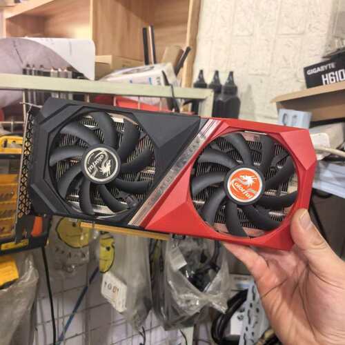 议价彩虹战斧RTX3060 12G显卡，红黑配色，双风扇散热，（维修）