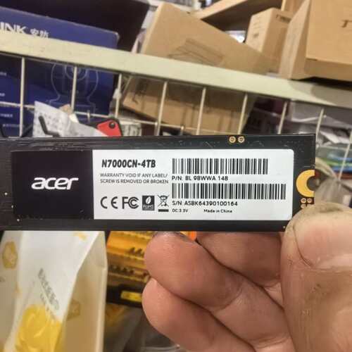 议价宏碁Acer N7000CN 4TB固态硬盘 M.2 NVM（维修）