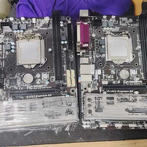议价技嘉B85m-D2V主板，B85M-D3V主板，有1片，正常（维修）