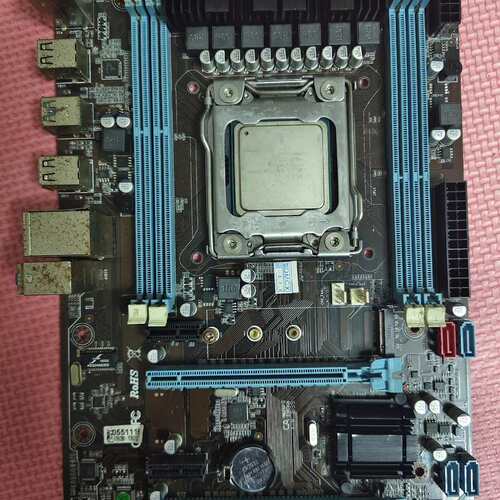 议价X79大板，E5-2630v2，上3代内存，功能测试正常，无（维修）
