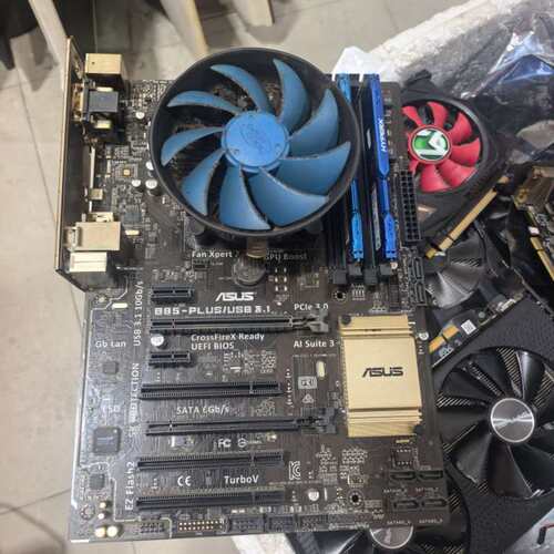 议价英特尔i5 4590CPU加金士顿内存DDR3 1866 1（维修）