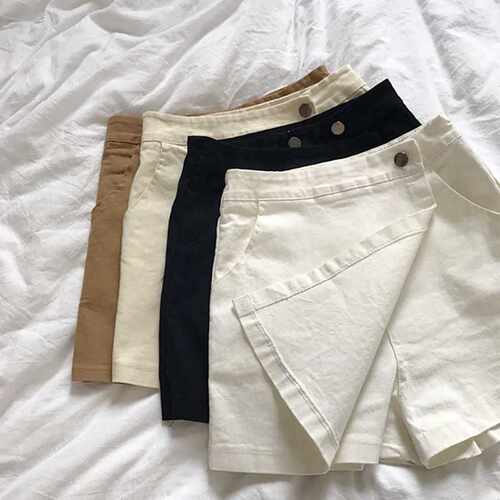 Color Skirt Wide Leg Shorts Skirts For women 2020 New