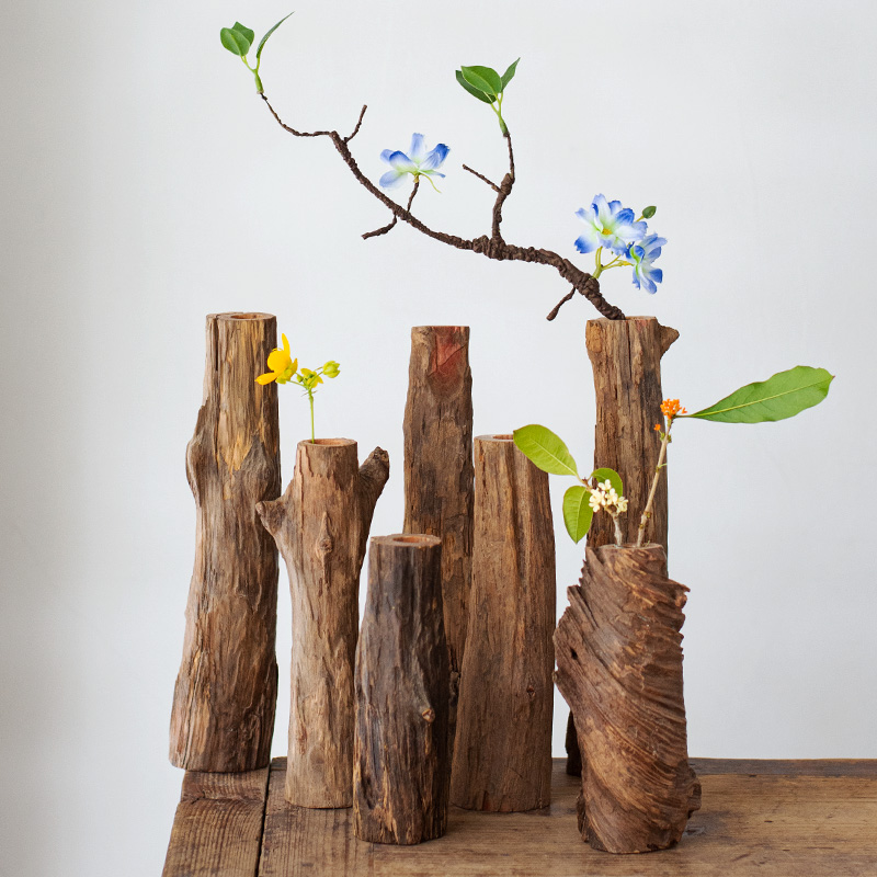 莲蓬干花瓶枯木水培鲜花插小花器