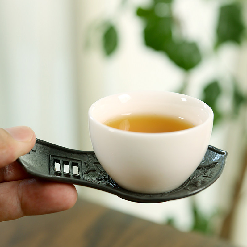 纯锡杯垫茶杯托干泡托垫隔热垫图片