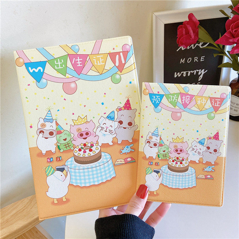 出生证明保护套卡通宝宝新生婴儿童疫苗本套儿童预防针接种证件套