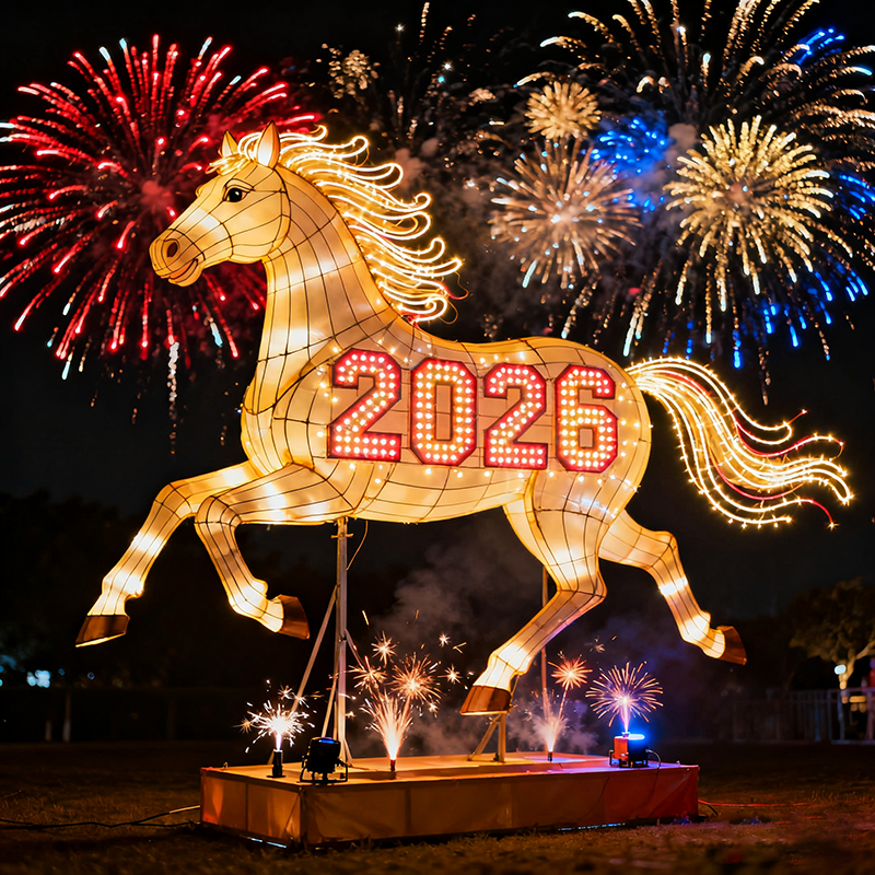 2026年马年大型花灯春节灯笼