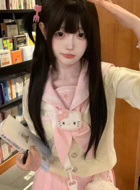 【桃纪】原创jk制服水手服正版日系学院风学生中间服甜美可爱套装