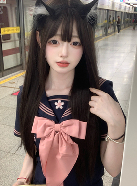 【十九樱】原创jk制服水手服正版日系学院风春夏女学生显瘦套装