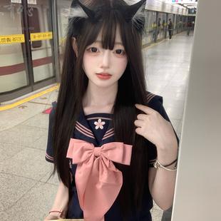 【十九樱】原创jk制服水手服正版日系学院风春夏女学生显瘦套装