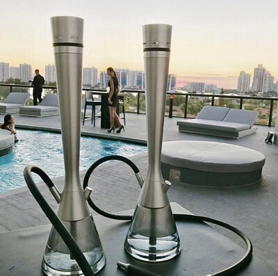 shisha hookah豪华高档水烟壶Pors-che保时捷德国高级水烟套装