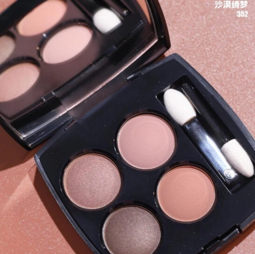 Шанель 352 Пятиколорная пластина для тени для век Шанель Limited 5 -Color Bender/Light/Warm Camellia 356