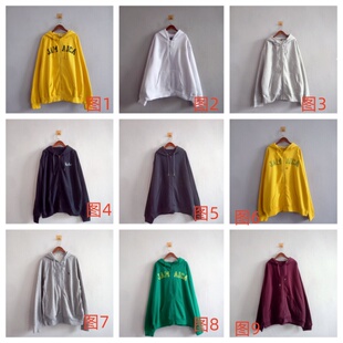 外贸春秋新款男装欧美休闲多款拉绒连帽拉链外套 男生卫衣外套A96