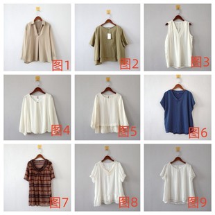 日韓時尚 多色多款 夏季 寬松雪紡衫 女生簡約上衣A2 女裝 外貿(mào)新品
