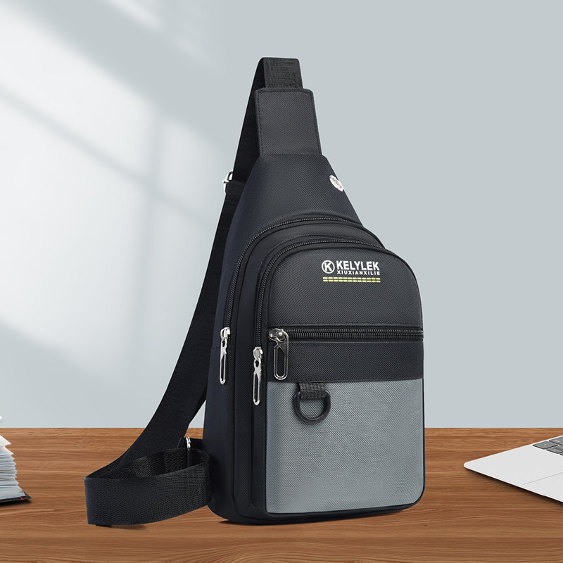 胸包男款男士运动休闲男帆布单肩小背包胸前包牛津布黑色斜挎包,箱包皮具/热销女包/男包,胸包,淘宝优惠券,粉丝福利购,淘宝优惠卷