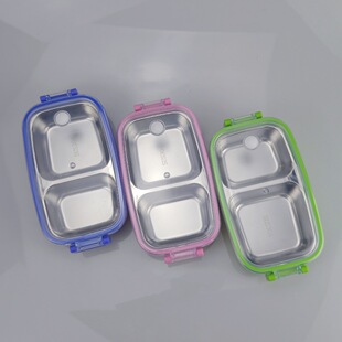 韩式304不锈钢密封减脂定量饭盒学生水果零食便携午餐便当保鲜盒