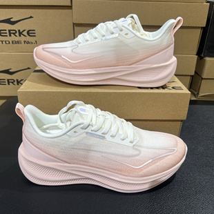 鸿星尔克女鞋2025夏季新款网面透气轻便防滑运动跑鞋12125203380