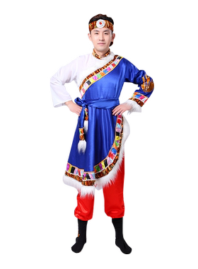 男装藏服舞台舞蹈演出