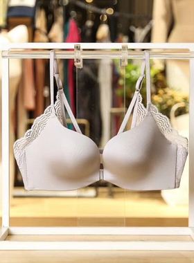 【雪之川】前扣美背11267女文胸罩性感蕾丝敏感肌一片式无钢圈