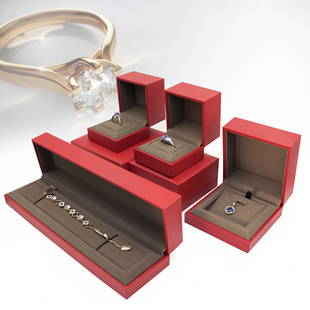高端求婚送礼首饰盒戒指手镯项链单个精品包装盒耳钉吊坠盒子包邮