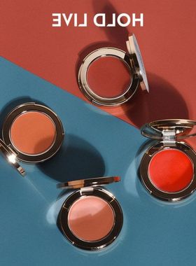 正品EHOLD提亮持妆裸妆胭脂 4暮斯初学者色柔雾丝缎气色LIV膏H333